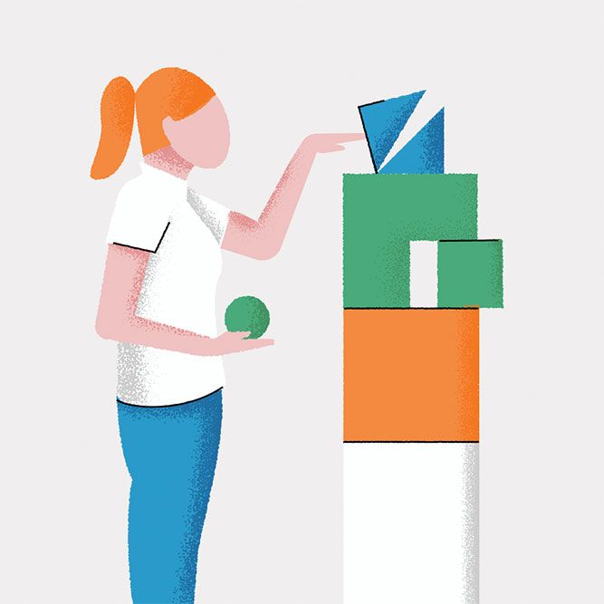 Two people working at a hospital 