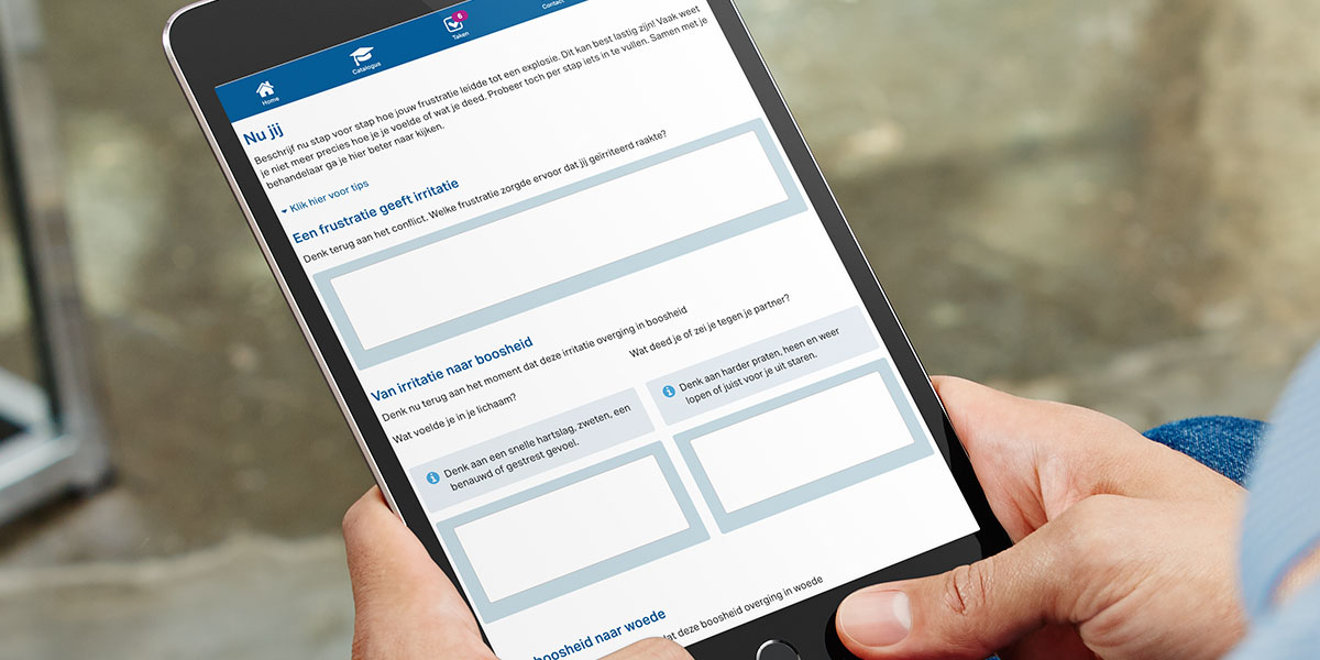 Inzicht in eigen boosheid via ehealth