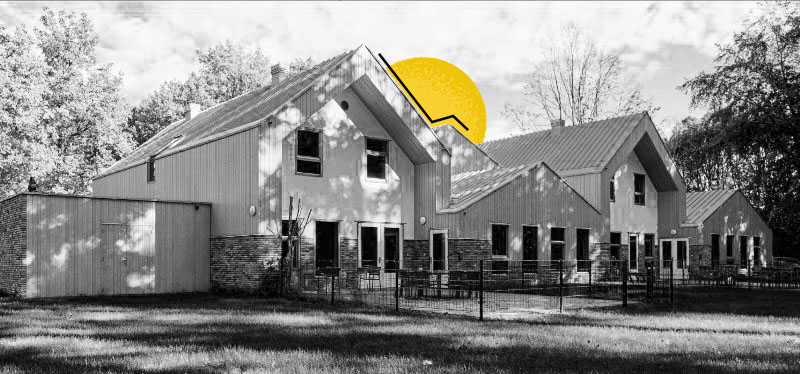 Foto van gebouwen van Herlaarhof in Vught