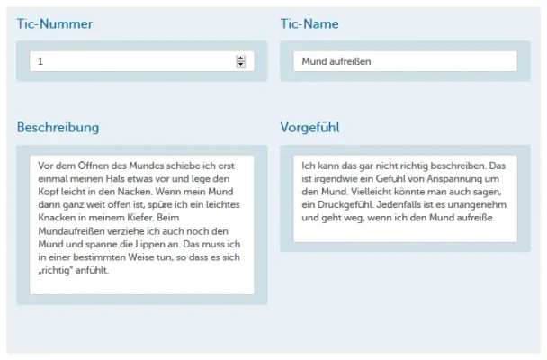 Tic-Störung Tourette-Syndrom