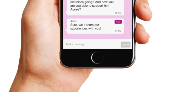 Send messages in the Minddistrict app